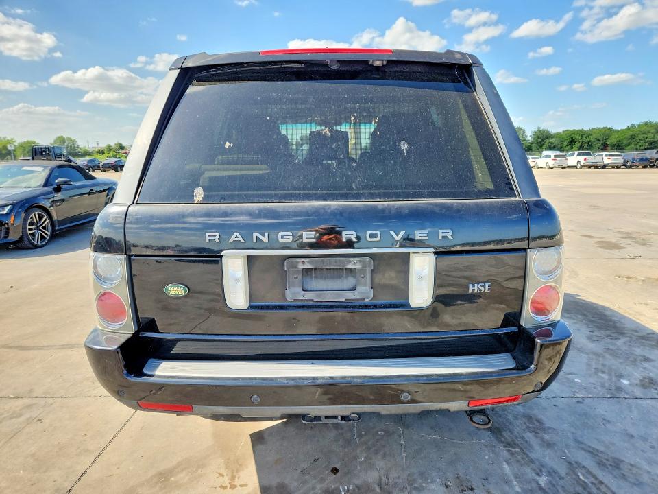 2008 Land rover RANGE ROVER VIN SALMF15468A295928 COPART salvage auction — NORMAL WEAR, Tx - Certificate Of Title, sold $725 on 2026-07-09 (photo 6)
