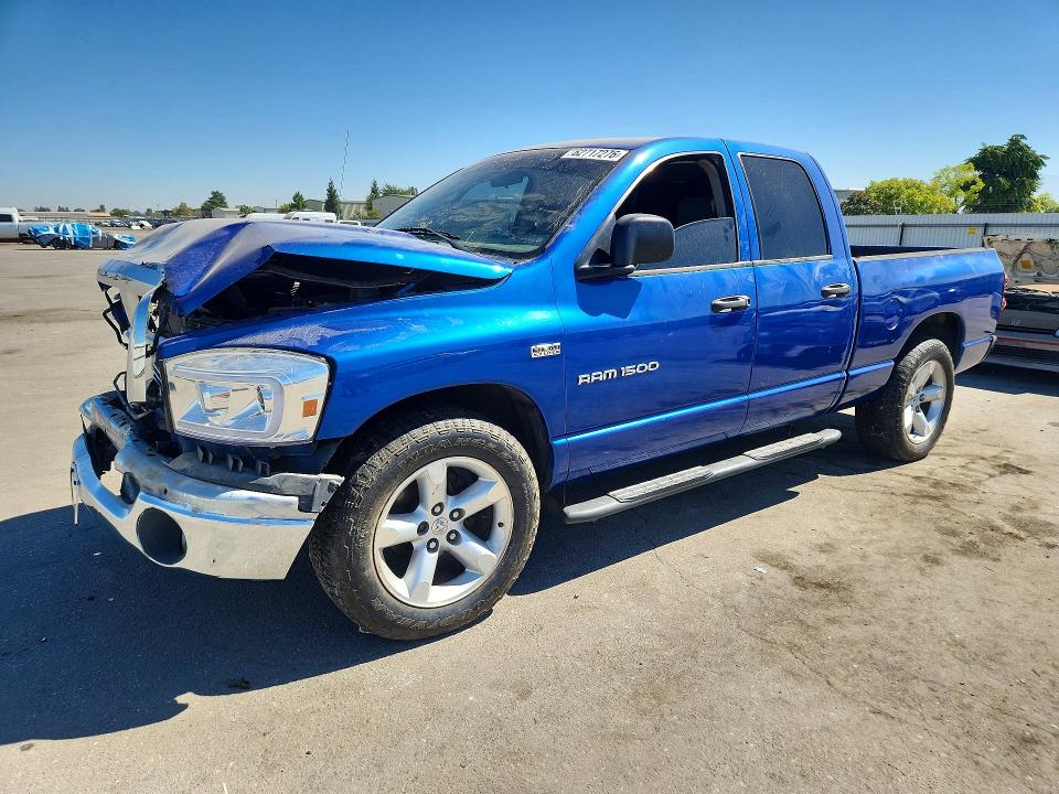 2007 Dodge Ram 1500 VIN 1D7HA182X7S222108 COPART salvage auction — FRONT END, CA - SALVAGE CERTIFICATE, sold $575 on 2026-08-21 (photo 1)