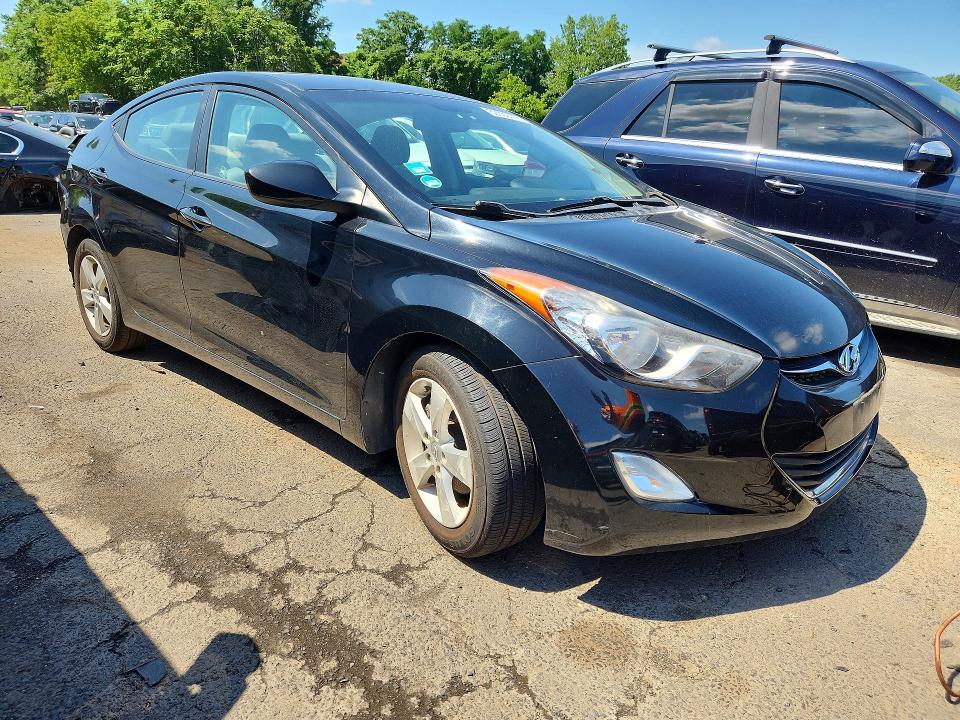 2012 Hyundai Elantra VIN KMHDH4AE8CU181739 COPART salvage auction — REAR END, Salvage Title, sold $575 on 2026-07-14 (photo 4)