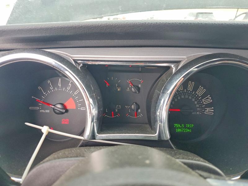 2006 Ford Mustang VIN 1ZVHT82H265160384 COPART salvage auction — HAIL, CO - DIS/DLR/EXP ONLY CLEAN TITLE, sold $2,400 on 2026-07-29 (photo 9)