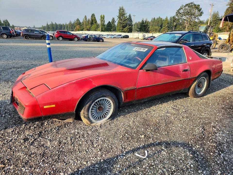 1982 Pontiac Firebird VIN 1G2AW8779CL558084 COPART salvage auction — MINOR DENT/SCRATCHES, Wa - Vehicle Cert Of Ownership-Titl, sold $125 on 2026-07-24 (photo 1)
