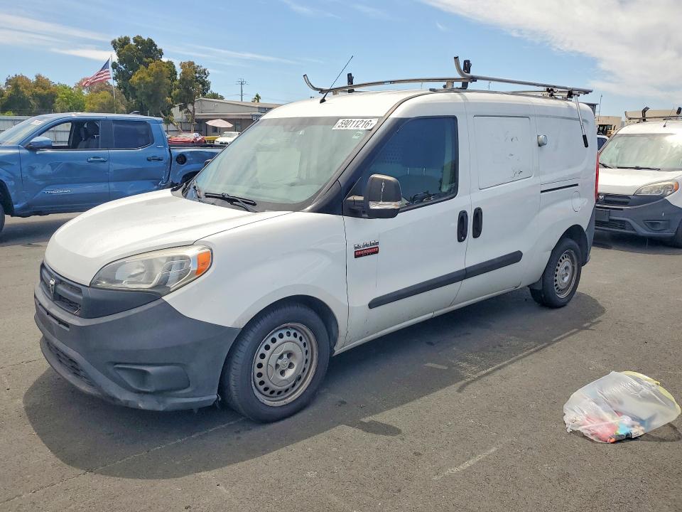 2016 Ram Promaster city VIN ZFBERFAT7G6B09768 COPART salvage auction — MECHANICAL, Ca - Dis/Dlr/Exp Only Clean Title, sold $600 on 2026-07-20 (photo 1)
