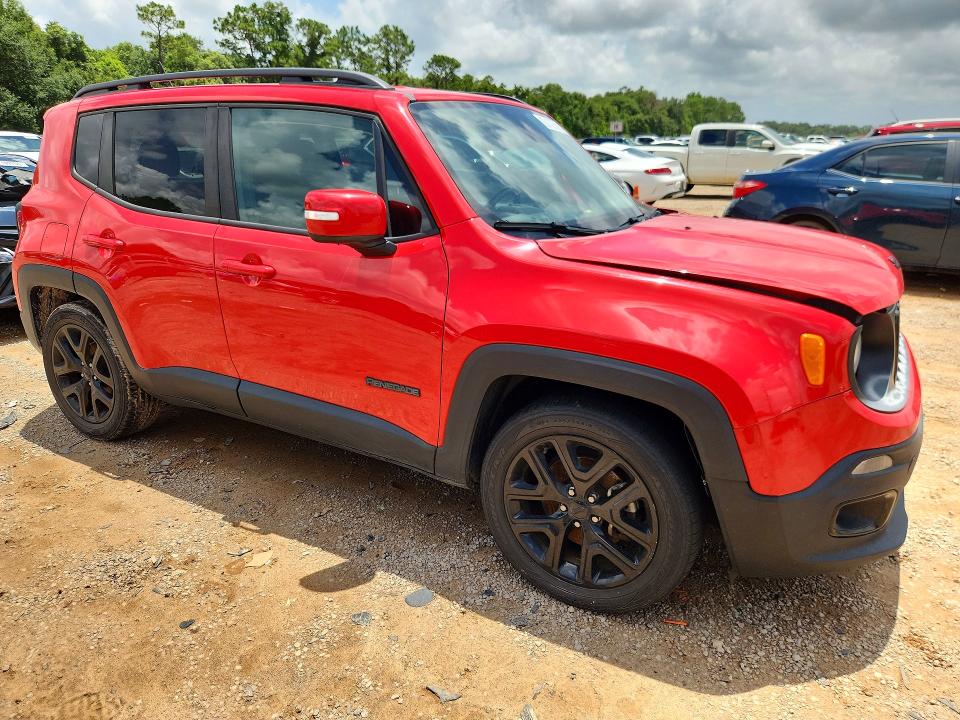 2017 Jeep Renegade VIN ZACCJABB2HPF97415 COPART salvage auction — FRONT END, FL - CERTIFICATE OF TITLE, sold $625 on 2026-08-06 (photo 4)