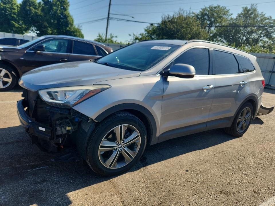 2013 Hyundai Santa fe VIN KM8SR4HFXDU009359 COPART salvage auction — FRONT END, Oh - Cert Of Title-Salvage, sold $125 on 2026-07-31 (photo 1)