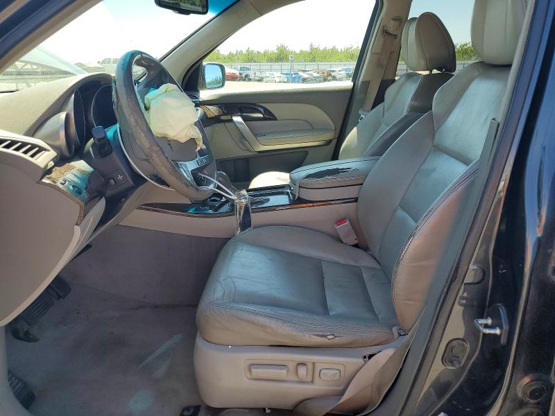 2013 Acura Mdx VIN 2HNYD2H3XDH521773 COPART salvage auction — FRONT END, Ca - Salvage Certificate, sold $550 on 2026-07-23 (photo 7)