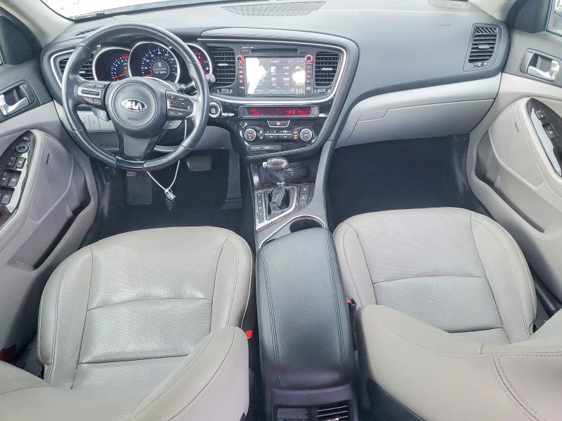 2015 Kia Optima VIN 5XXGN4A73FG434407 COPART salvage auction — FRONT END, Ma - Cert Of Title-Reconstrctd Coll, sold $725 on 2026-07-29 (photo 8)