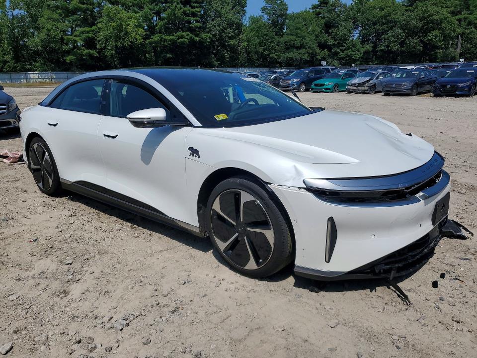 2023 Lucid Air VIN 50EA1TEA3PA004631 COPART salvage auction — FRONT END, MA - CERT OF TITLE-SALVAGE, sold $11,800 on 2026-08-27 (photo 4)