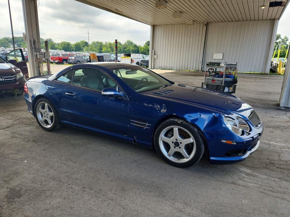 2003 Mercedes-benz Sl-klasse VIN WDBSK75F53F039000 COPART salvage auction — FRONT END, In - Cert Of Title-Salvage Title, sold $60 on 2026-07-27 (photo 4)