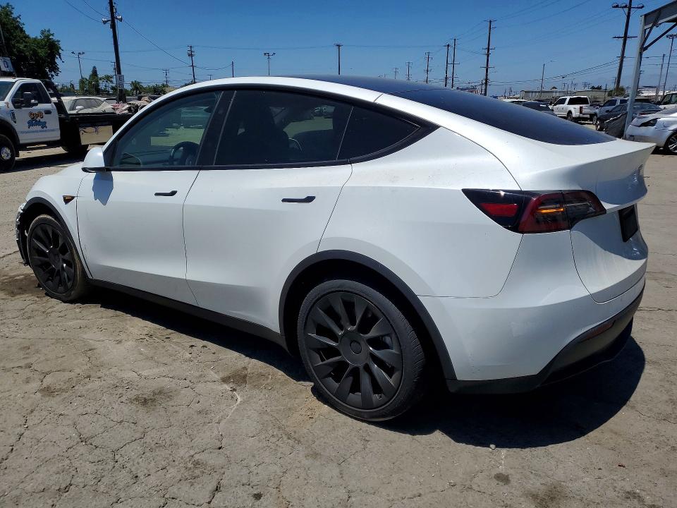 2024 Tesla Model y VIN 7SAYGAEE5RF042917 COPART salvage auction — FRONT END, Ca - Salvage Certificate, sold $13,800 on 2026-07-30 (photo 2)
