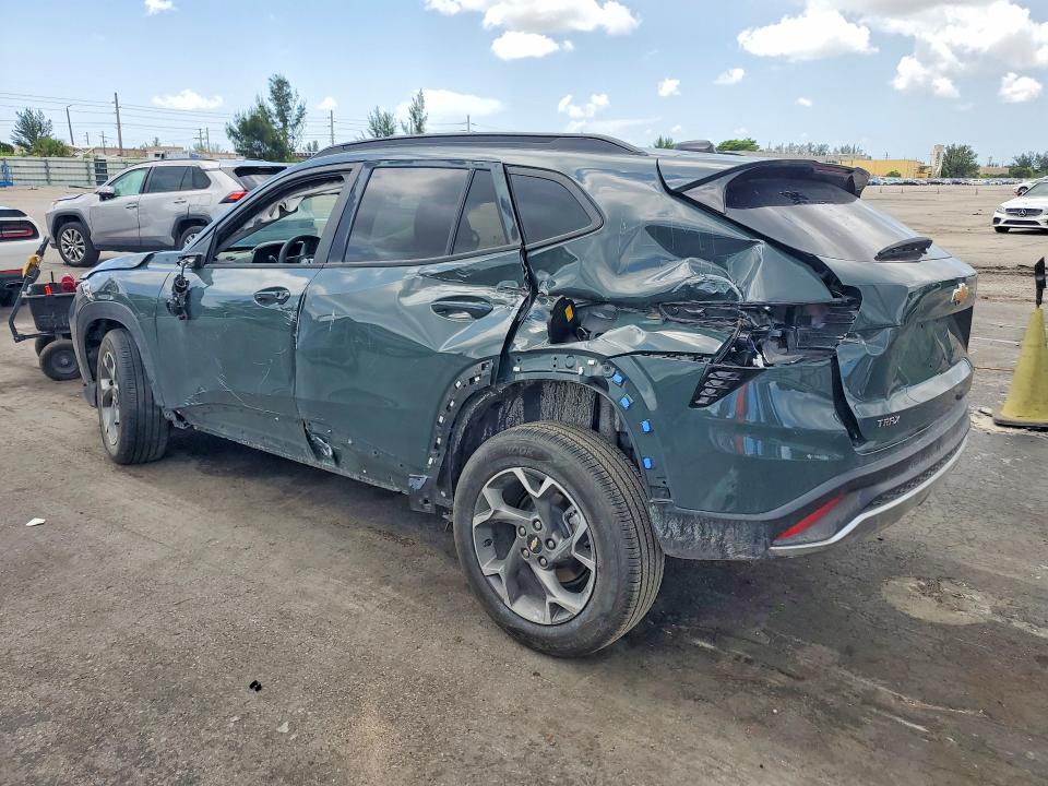 2025 Chevrolet Trax VIN KL77LHEP6SC217657 COPART salvage auction — ALL OVER, KY - CERTIFICATE OF TITLE (P), sold $2,200 on 2026-07-20 (photo 2)