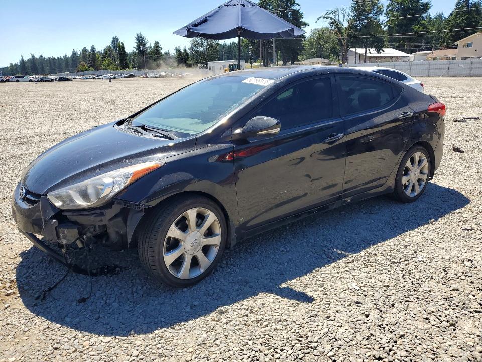 2012 Hyundai Elantra VIN KMHDH4AE7CU272033 COPART salvage auction — FRONT END, WA - BILL OF SALE, sold $575 on 2026-07-24 (photo 1)