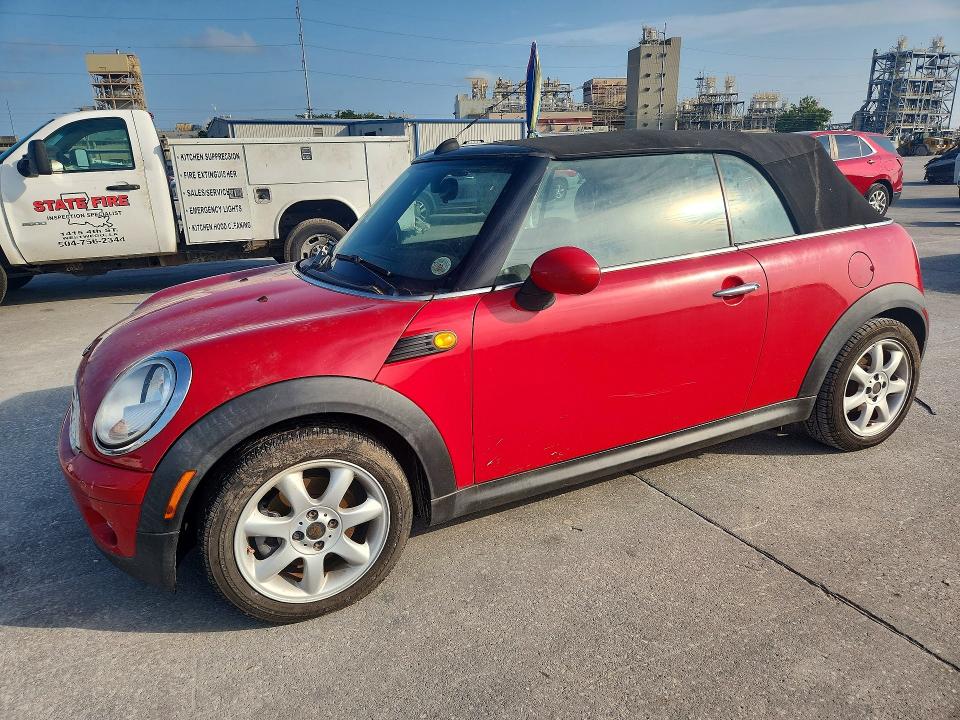 2010 Mini Cooper VIN WMWMR3C53ATZ19214 COPART salvage auction — NORMAL WEAR, LA - CERTIFICATE OF TITLE, sold $1,000 on 2026-08-12 (photo 1)