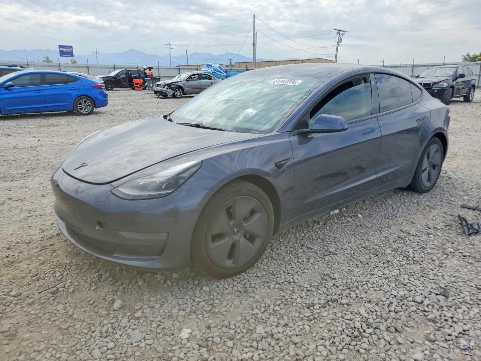 2021 Tesla Model 3 VIN 5YJ3E1EB0MF995725 COPART salvage auction — MINOR DENT/SCRATCHES, UT - CERTIFICATE OF TITLE, sold $9,900 on 2026-07-29 (photo 1)