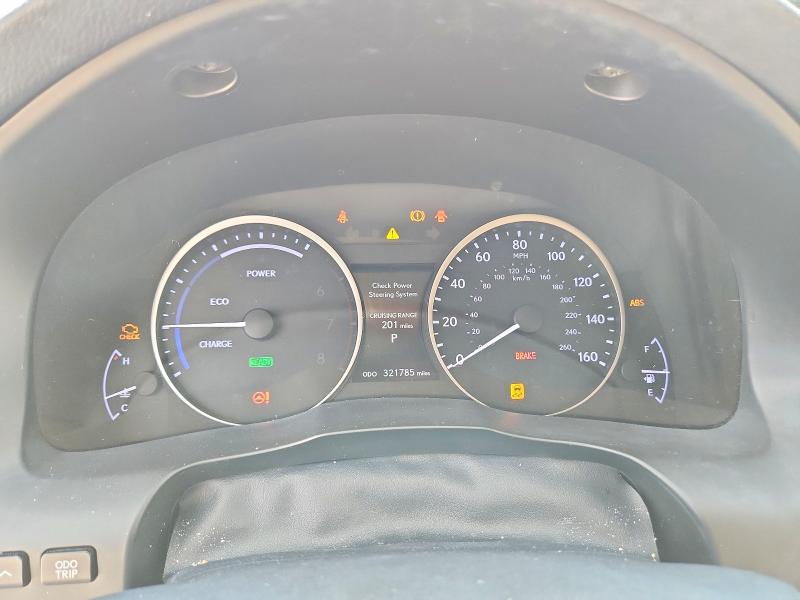 2013 Lexus Es 300h VIN JTHBW1GG7D2008248 COPART salvage auction — NORMAL WEAR, Tx - Certificate Of Title, sold $1,400 on 2026-07-30 (photo 9)