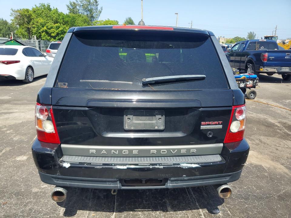 2008 Land rover Range rover sport VIN SALSH23468A143061 COPART salvage auction — FRONT END, FL - CERTIFICATE OF TITLE, sold $1,000 on 2026-07-22 (photo 6)