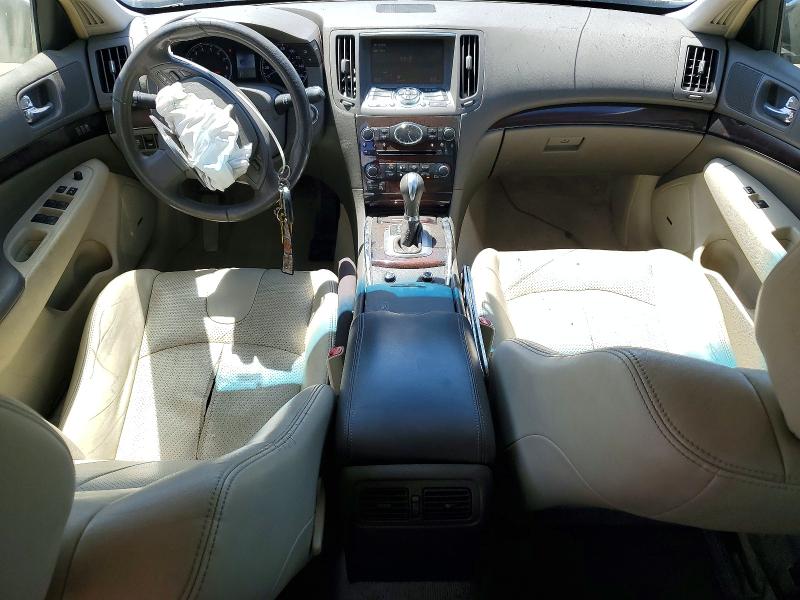2013 Infiniti G VIN JN1CV6APXDM302975 COPART salvage auction — FRONT END, CA - SALVAGE CERTIFICATE, sold $350 on 2026-07-24 (photo 8)