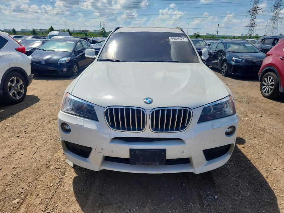 2014 BMW X3 VIN 5UXWX9C50E0D15729 COPART salvage auction — MECHANICAL, Il - Certificate Of Title, sold $1,250 on 2026-07-28 (photo 5)