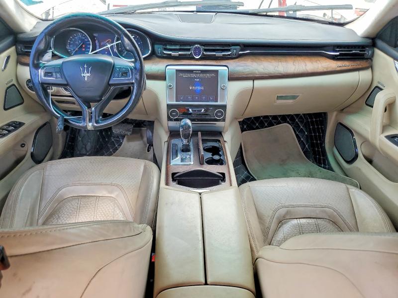 2014 Maserati Quattroporte VIN ZAM56PPA9E1072890 COPART salvage auction — MINOR DENT/SCRATCHES, Tx - Certificate Of Title (P), sold $3,650 on 2026-07-16 (photo 8)