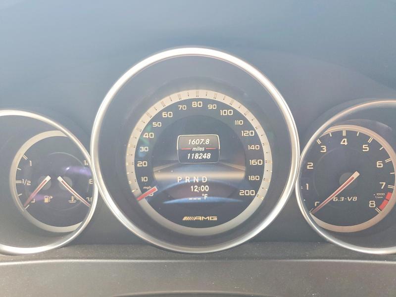 2013 Mercedes-benz C-klasse amg VIN WDDGJ7HBXDG068691 COPART salvage auction — FRONT END, AZ - CERTIFICATE OF TITLE, sold $4,200 on 2026-07-27 (photo 9)