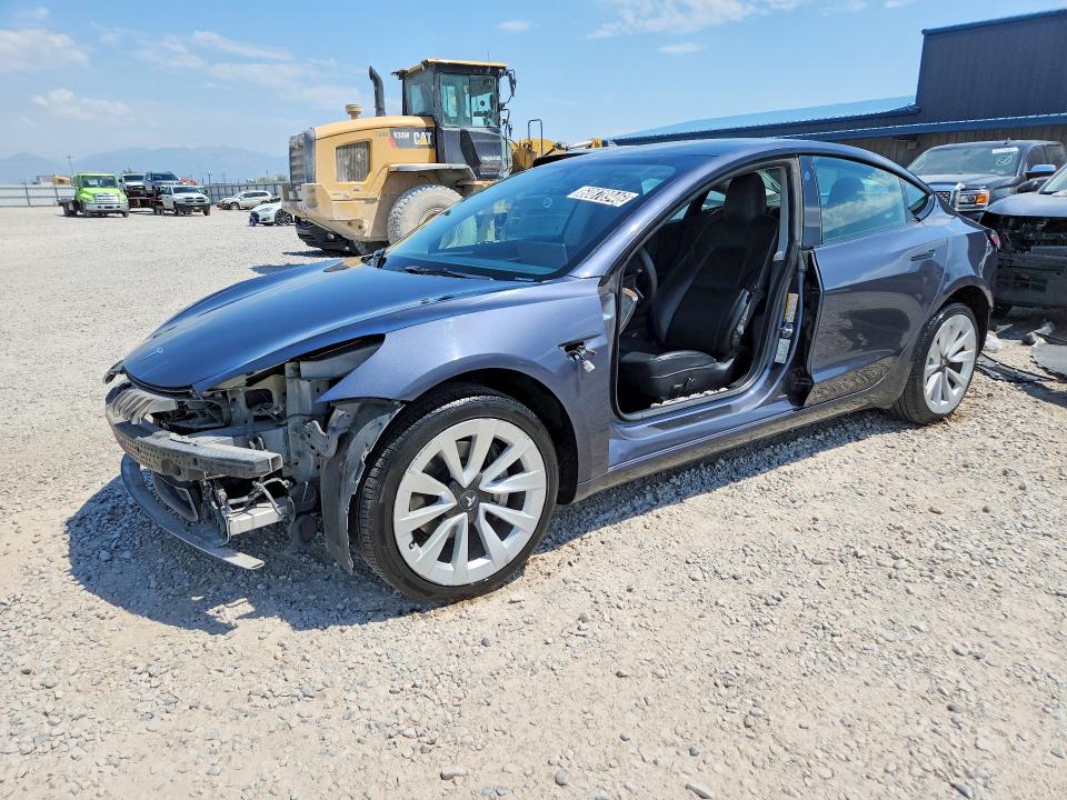 2023 Tesla Model 3 VIN 5YJ3E1EA7PF454554 COPART salvage auction — ALL OVER, Ut - Certificate Of Title, sold $125 on 2026-07-22 (photo 1)