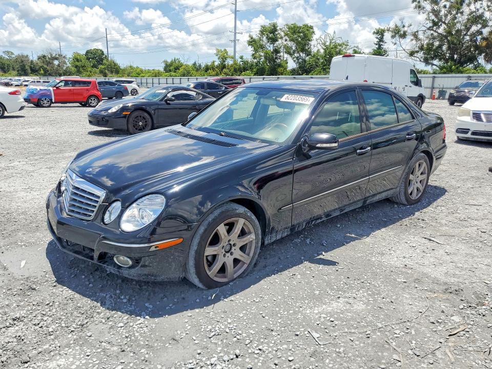 2007 Mercedes-benz E-class VIN WDBUF56X47A992163 COPART salvage auction — FRONT END, Fl - Cert Of Title Slvg Rebuildable, sold $400 on 2026-08-11 (photo 1)