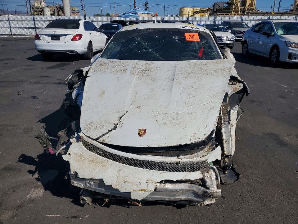 2016 Porsche 911 VIN WP0AF2A98GS193296 COPART salvage auction — REAR END, Ca - Salvage Certificate, sold $13,600 on 2026-08-19 (photo 5)