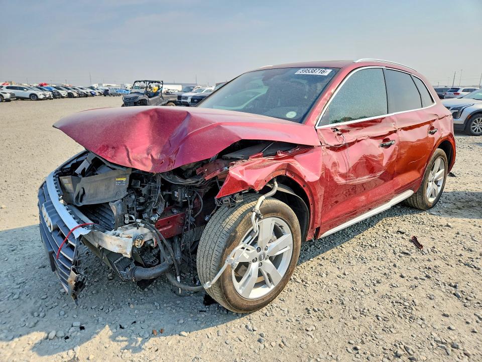 2018 Audi Q5 VIN WA1BNAFY1J2171904 COPART salvage auction — FRONT END, Co - Public - Salvage Title, sold $4,550 on 2026-07-14 (photo 1)