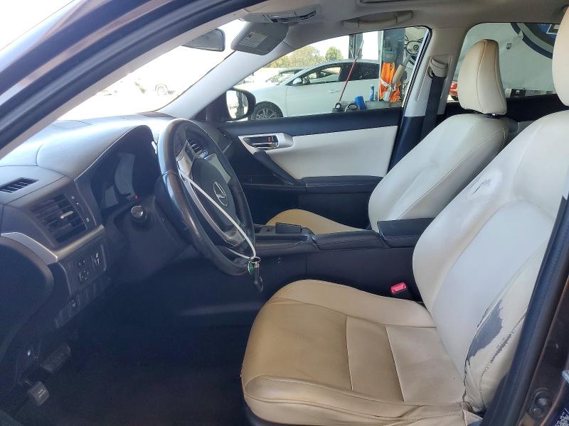2013 Lexus Ct VIN JTHKD5BH8D2164179 COPART salvage auction — FRONT END, Ca - Salvage Certificate, sold $1,550 on 2026-07-30 (photo 7)