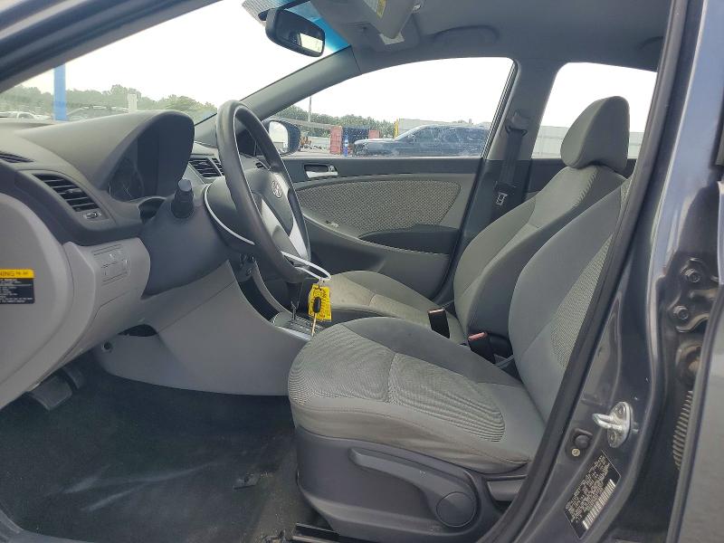 2012 Hyundai Accent VIN KMHCT4AE4CU244507 COPART salvage auction — FRONT END, Fl - Cert Of Title Slvg Rebuildable, sold $800 on 2026-07-31 (photo 7)