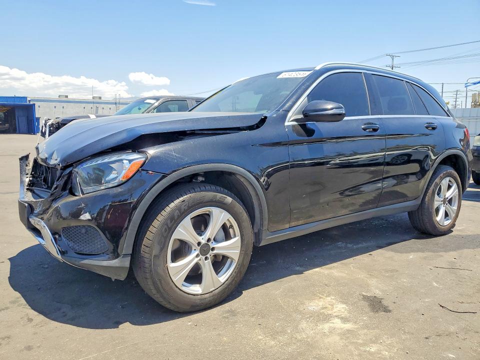 2018 Mercedes-benz Glc VIN WDC0G4JB4JV049414 COPART salvage auction — FRONT END, Ca - Dis/Dlr/Exp Clean W/Salv Hist, sold $3,750 on 2026-07-29 (photo 1)