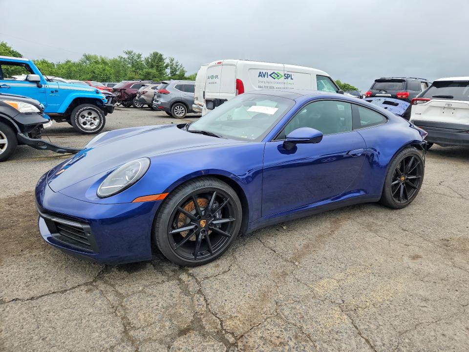2024 Porsche 911 VIN WP0AA2A92RS208974 COPART salvage auction — REAR END, Pa - Certificate Of Salvage, sold $60,500 on 2026-08-04 (photo 1)