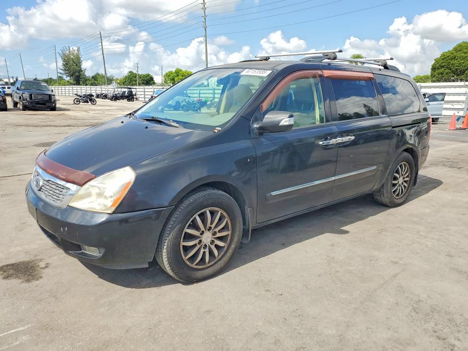 2011 Kia SEDONA VIN KNDMH4C72B6387256 COPART salvage auction — MECHANICAL, Fl - Certificate Of Title, sold $725 on 2026-07-13 (photo 1)