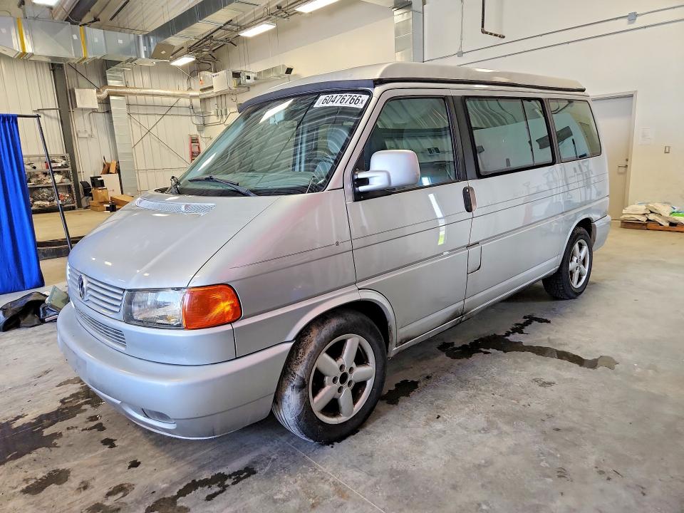 2002 Volkswagen Eurovan VIN WV2NB47042H045932 COPART salvage auction — UNDERCARRIAGE, On - Permit No Brand - Unfit, sold $3,450 on 2026-08-13 (photo 1)