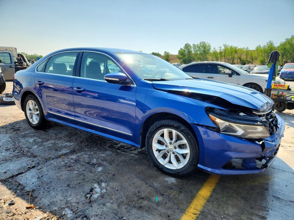 2017 Volkswagen Passat VIN 1VWAT7A38HC054750 COPART salvage auction — FRONT END, Co - Salvage Title, sold $1,850 on 2026-08-05 (photo 4)
