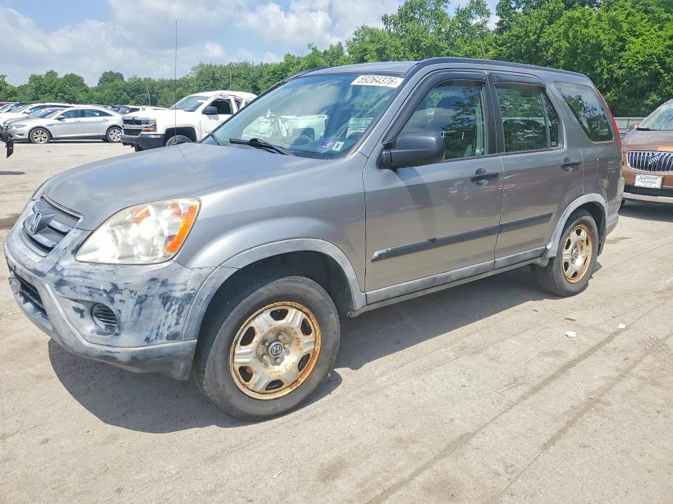 2006 Honda Cr-v VIN JHLRD78586C029261 COPART salvage auction — MINOR DENT/SCRATCHES, Wv - Certificate Of Title, sold $800 on 2026-07-09 (photo 1)