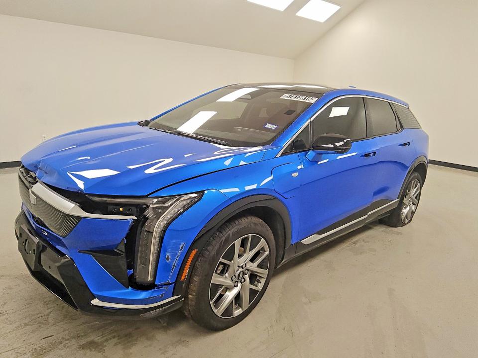 2026 Cadillac Optiq VIN 3GYK3BM51TS123542 COPART salvage auction — FRONT END, TX - CERTIFICATE OF TITLE, sold $19,800 on 2026-07-23 (photo 1)