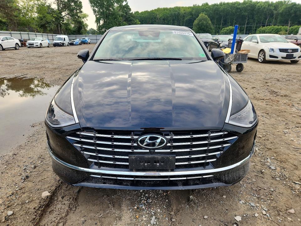 2021 Hyundai Sonata VIN KMHL54JJ8MA034020 COPART salvage auction — REAR END, VA - CERT OF TITLE - SALVAGE, sold $5,500 on 2026-07-28 (photo 5)