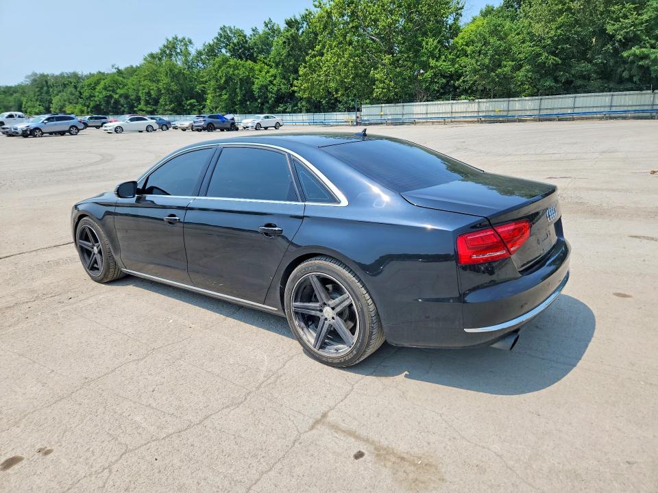 2014 Audi A8 VIN WAURGAFD0EN008240 COPART salvage auction — FRONT END, PA - CERTIFICATE OF SALVAGE, sold $350 on 2026-07-30 (photo 2)