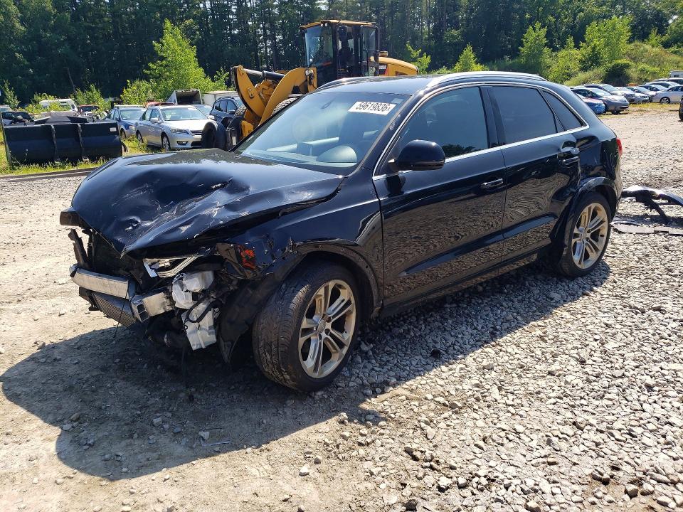 2016 Audi Q3 VIN WA1EFCFSXGR008878 COPART salvage auction — FRONT END, Ma - Cert Of Title-Reconstrctd Coll, sold $400 on 2026-07-10 (photo 1)