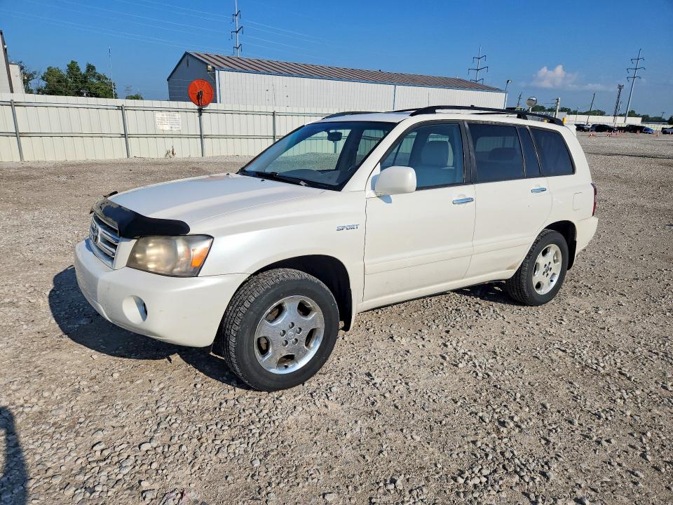 2006 Toyota Highlander VIN JTEEP21A760168386 COPART salvage auction — MECHANICAL, Oh - Certificate Of Title, sold $675 on 2026-07-31 (photo 1)