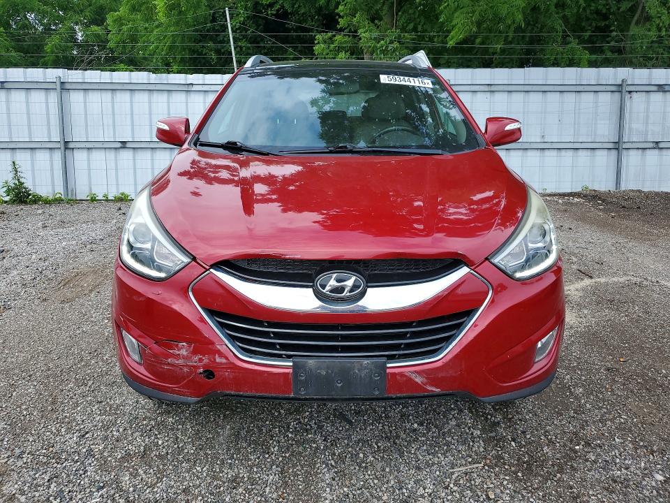 2015 Hyundai Tucson VIN KM8JUCAG8FU033167 COPART salvage auction — REAR END, ON - PERMIT NO BRAND - UNFIT, sold $3,950 on 2026-07-23 (photo 5)