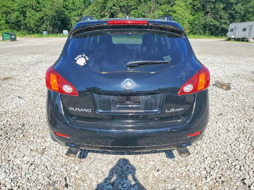 2009 Nissan Murano VIN JN8AZ18W99W156643 COPART salvage auction — FRONT END, Ma - Cert Of Title-Reconstrctd Coll, sold $125 on 2026-07-29 (photo 6)