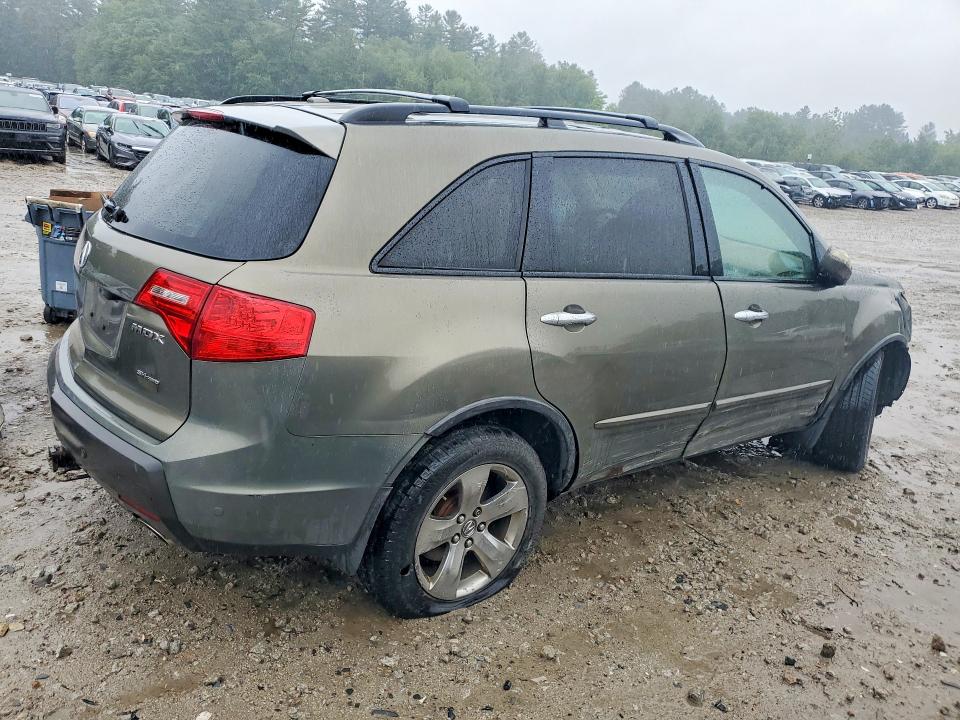 2007 Acura Mdx VIN 2HNYD28837H527737 COPART salvage auction — FRONT END, Ma - Cert Of Title-Reconstrctd Coll, sold $325 on 2026-07-23 (photo 3)