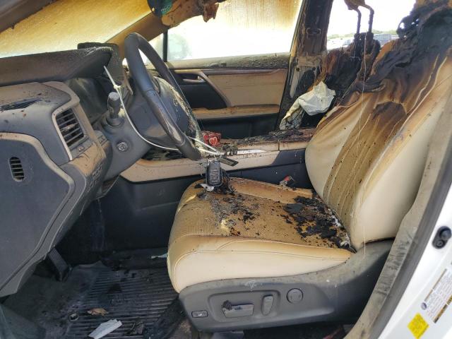2022 Lexus Rx 350l VIN JTJJZKEA5N2026738 COPART salvage auction — INTERIOR BURN, Tx - Nonrepairable Title, sold $12,900 on 2026-07-09 (photo 7)