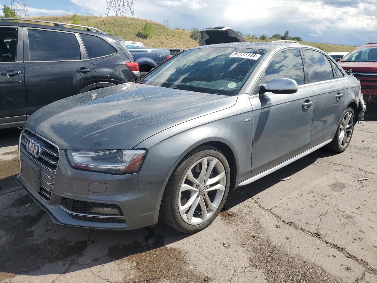 2014 AUDI S4/RS4 VIN WAUBGAFL5EA027253 — COPART salvage auction photo
