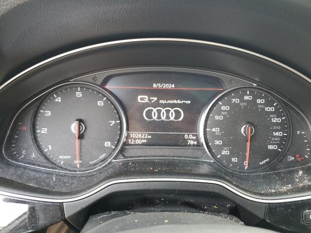 2017 Audi Q7 VIN WA1LAAF7XHD025894 COPART salvage auction — VANDALISM, Pa - Certificate Of Salvage, sold $3,800 on 2026-07-29 (photo 9)