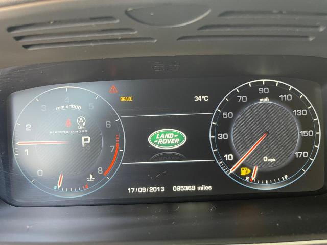 2014 Land rover RANGE ROVER VIN SALGS2TF6EA155229 COPART salvage auction — MINOR DENT/SCRATCHES, TX - SALVAGE VEHICLE TITLE (P), sold $29,250 on 2024-09-06 (photo 8)