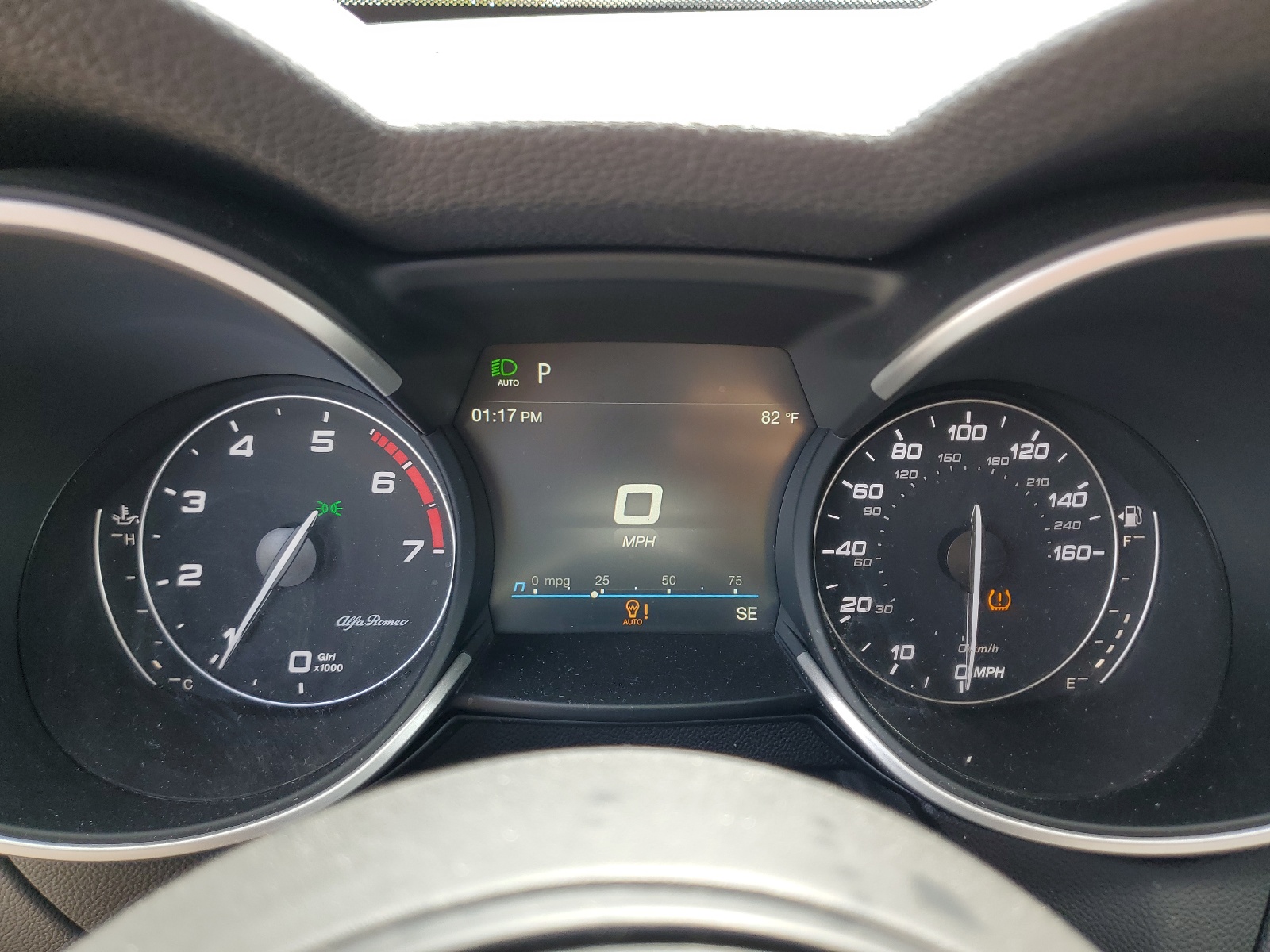 2020 Alfa romeo Stelvio VIN ZASPAKAN1L7C87854 COPART salvage auction — MINOR DENT/SCRATCHES, Mi - Certificate Of Title, sold $9,500 on 2026-07-03 (photo 9)