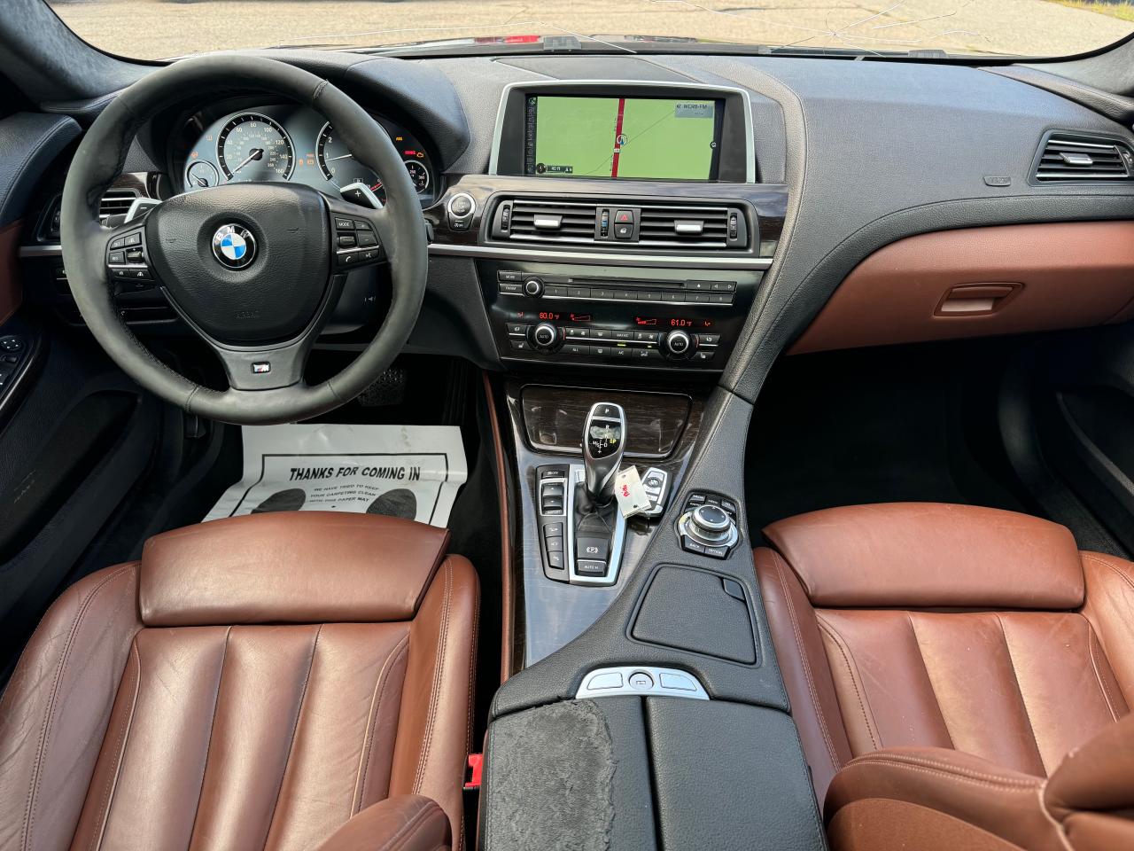 2014 BMW 6er VIN WBA6B4C55ED099138 COPART salvage auction — MINOR DENT/SCRATCHES, MI - CERTIFICATE OF TITLE (P), sold $5,200 on 2024-09-11 (photo 9)