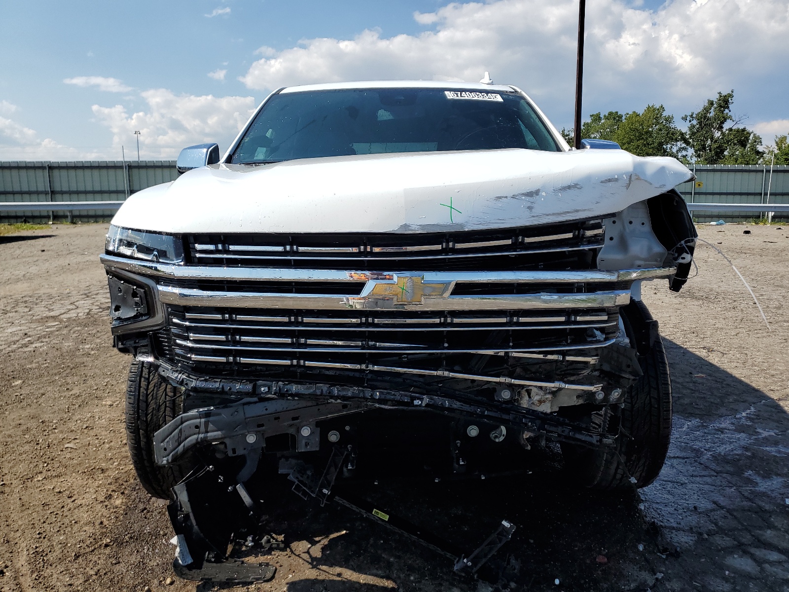2023 Chevrolet Tahoe VIN 1GNSKSKD9PR338668 COPART salvage auction — Front End, Other, sold $32,250 on 2024-08-26 (photo 5)